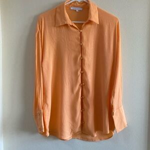 Olivaceous - women’s orange blouse